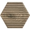 26737 2 26737 2 26737 2 obklad serene brown heksagon struktura mat 19 8x17 1