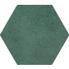 Obklad Burano Green Hex 11x12,5 cm