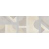 28864 obklad rebeca cream geo glossy rekt 75x25 cm
