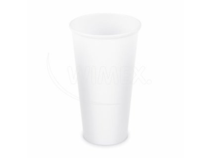 Papírový kelímek bílý Ø90mm 610ml `XXL: 0,5L/20oz` [50 ks]