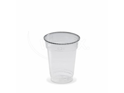 Kelímek (rPET) čirý Ø78mm 0,2L [50 ks]