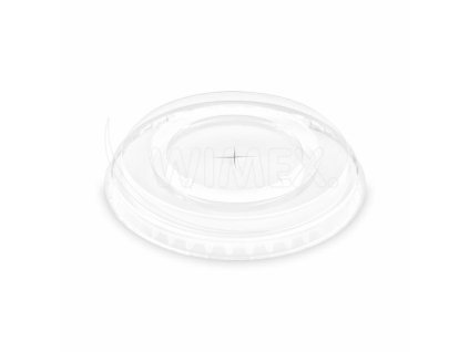 Víčko (rPET) s křížovým otvorem pro kelimek Ø95mm [50 ks]