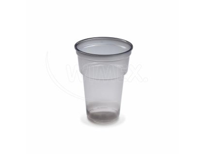 Kelímek (PP) Reware Cheers vratný kouřový Ø78mm 0,2L [50 ks]