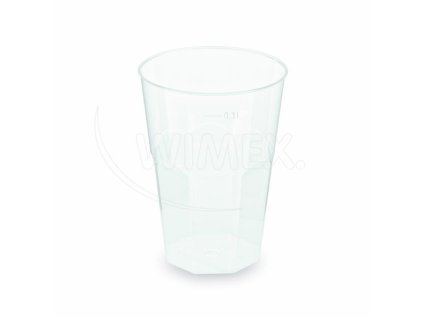 Kelímek vratný (PP) opakovaně použitelný extra-silný Koktejl Ø81mm 0,3L [15 ks]
