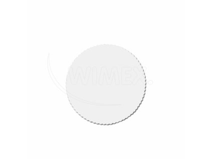 Lepenková podložka pod dort (PAP-Recy) bílá Ø18cm [100 ks]