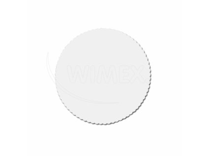 Lepenková podložka pod dort bílá Ø26cm [100 ks]