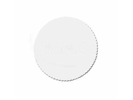 Lepenková podložka pod dort bílá Ø28cm [100 ks]