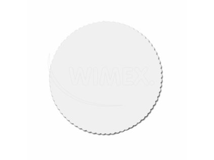 Lepenková podložka pod dort bílá Ø30cm [100 ks]