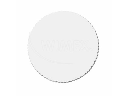 Lepenková podložka pod dort bílá Ø32cm [100 ks]