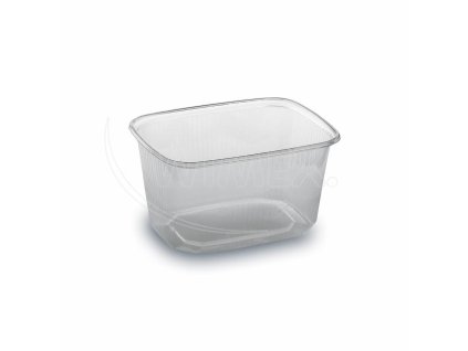 Miska (PP) hranatá průhledná 108 x 81 mm 300ml [100 ks]