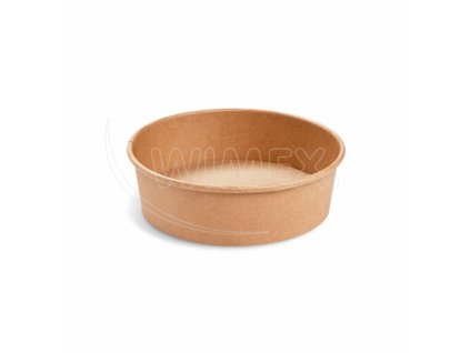 Papírová miska (PAP/PE) kraft Ø150mm 500ml [50 ks]