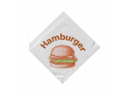 Papírový sáček Hamburger 16 x 16 cm [500 ks]