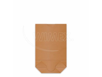 Papírový sáček s 112mm křížovým dnem kraft 28 x 45 cm `5kg` [500 ks]