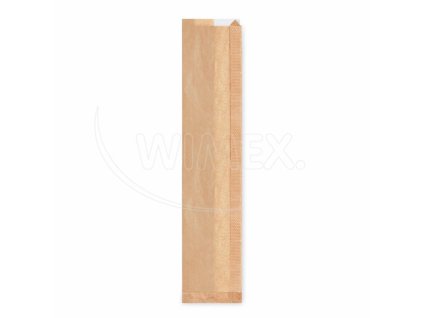 Papírový sáček (PAP/PP) s okénkem 12+5 x 59 cm `Baguette` [1000 ks]
