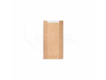 Papírový sáček (PAP/PP) s okénkem 15+6 x 29 cm [1000 ks]
