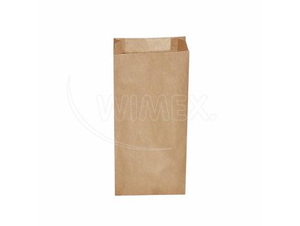Papírový sáček s bočním skladem hnědý 15+7 x 35 cm `2,5kg` [500 ks]