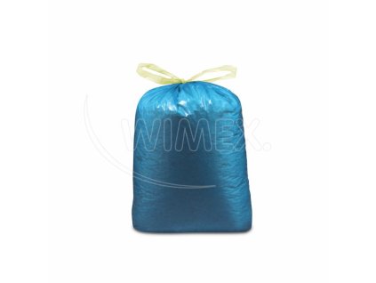 Pytel na odpadky (LDPE) zatahovací modrý 70 x 100 cm 120L [10 ks]