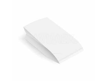 Papírový sáček (PAP/PE) 2vrstvý nepromastitelný bílý 15+8 x 30 cm `Maxi` [100 ks]