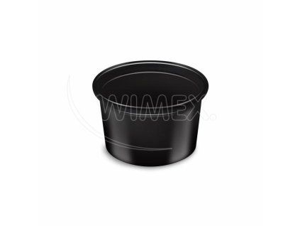 Dresinková miska (PP) Microboxx černá Ø46mm 30ml [50 ks]