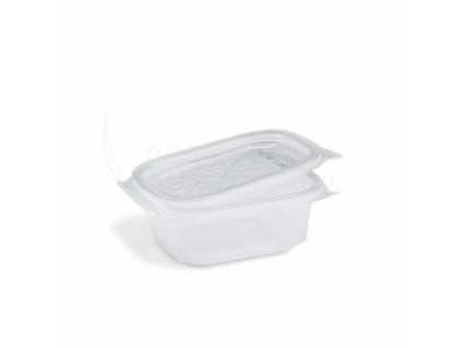 Miska (PP) Ripboxx Tiny hranatá průhledná 250ml [50 ks]