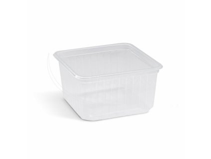Vanička (PP) Quadroboxx průhledná 115 x 115 x 61 mm 500ml [50 ks]