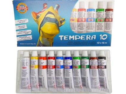 Tempery sada 10 odstínů 16ml