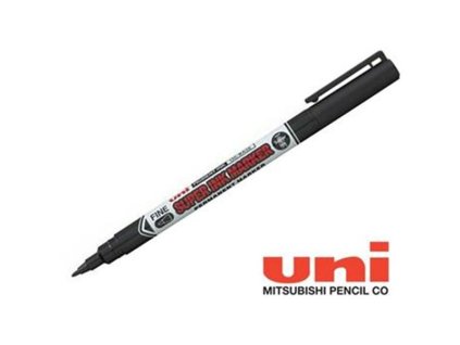 uni ball fix popisovaci marker pna 125 cerny 0 9mm super ink marker pen i95905