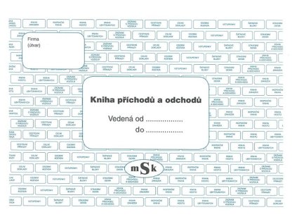 kniha prichodu a odchodu msk 245 3395467