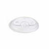 Víčko s otvorem na pití (rPET) bez slámky průhledné pro kelímek Ø90mm [100 ks]