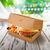 Burger box Plus (PAP FSC Mix) nepromastitelný kraft 195 x 135 x 100 mm [50 ks]