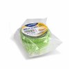 Cukrářský košíček (PAP) Puntíky bílo/žlutozelený Ø50 x 30 mm [40 ks]