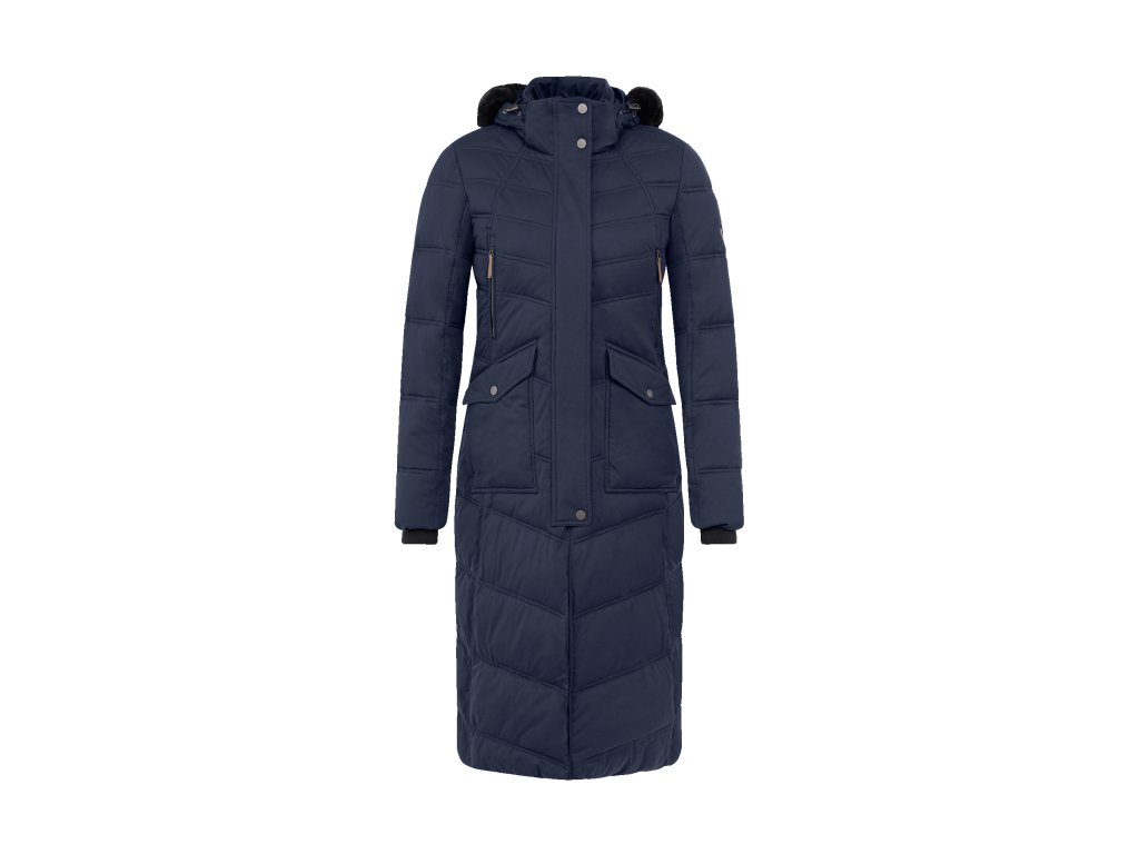Zimní dámský kabát Saphira , tm. modrý (ELT)