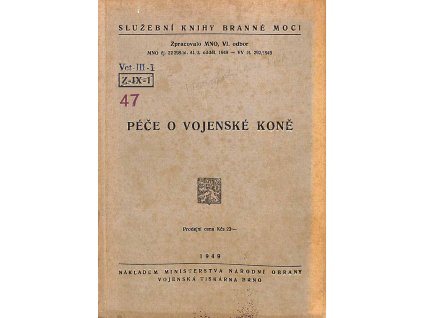 Pece o vojenske kone