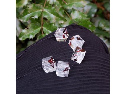 ibišek v mlze v 5 krychlích