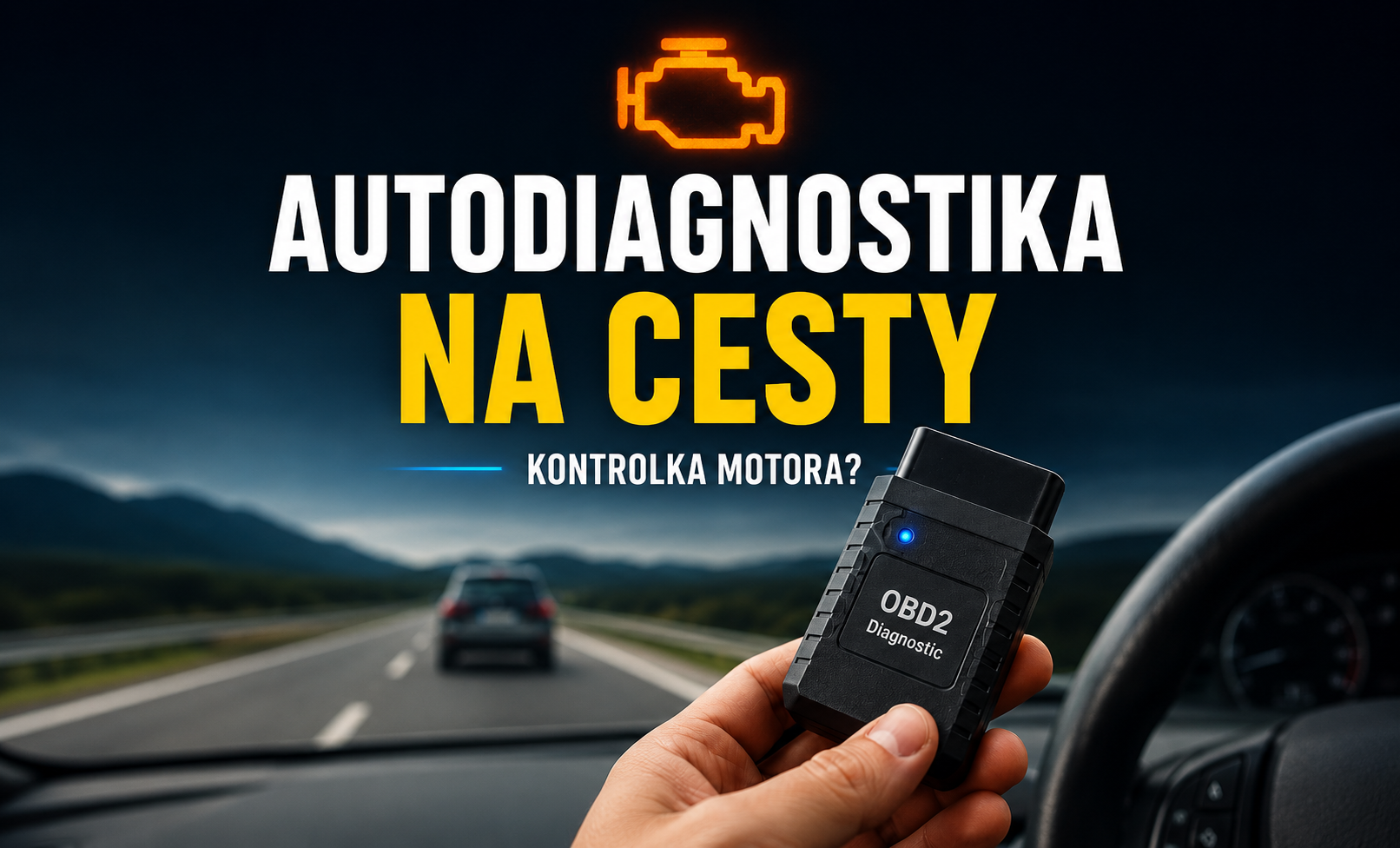 Autodiagnostika na cesty: čo robiť, keď sa počas jazdy rozsvieti kontrolka motora?