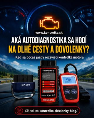 🚗 Idete autom na dlhšiu cestu alebo dovolenku? Kontrolka motora sa vie rozsvietiť práve vtedy, keď sa to hodí najmenej —...