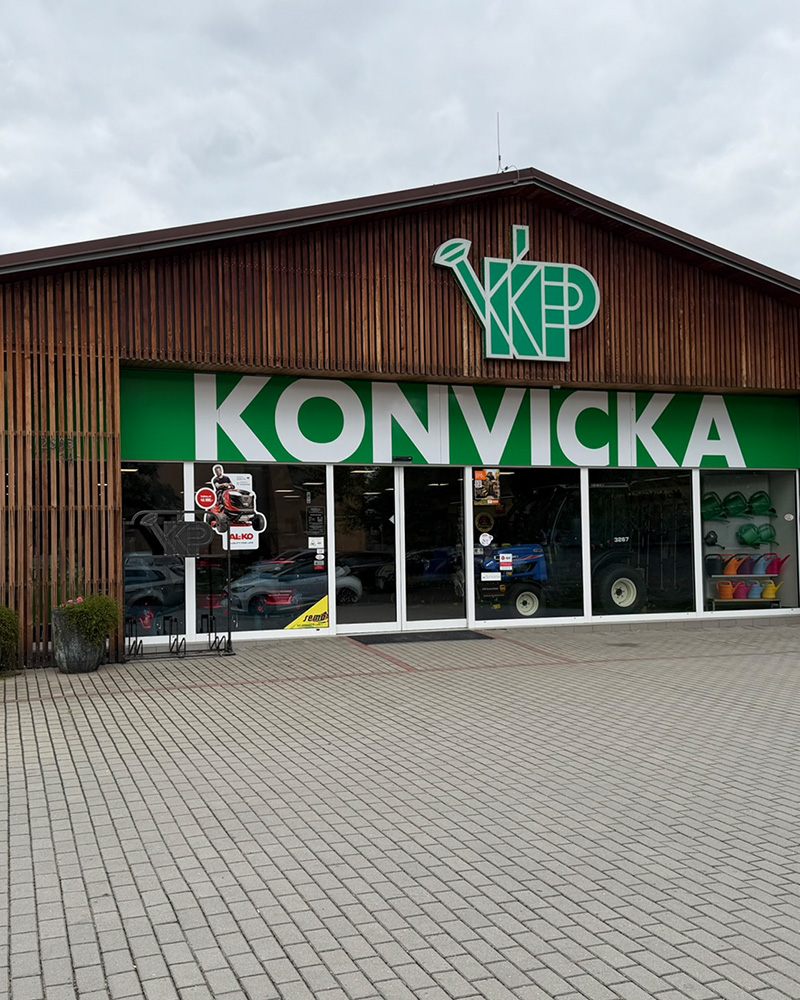 Kamenná prodejna Konvička v Přerově