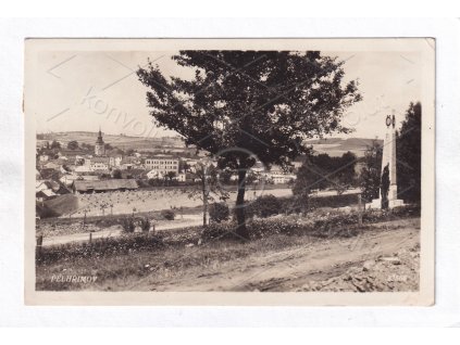 Pelhřimov pomník celkový pohled ČB foto Bromografia 23566 1a