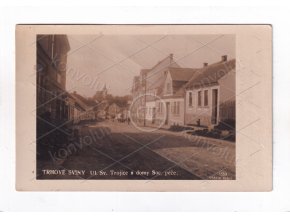Trhové Sviny České Budějovice ulice Svaté trojice DSP ČB foto Grafia Chmelíček č. 1353 1a