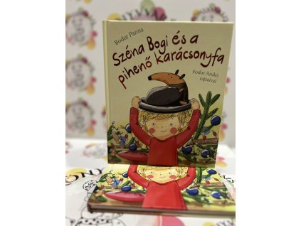 Széna Bogi és a pihenő karácsonyfa Bodor Panna