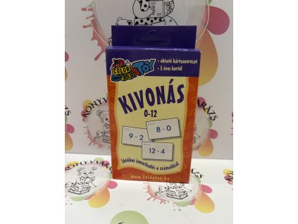 Kivonás 0-12 - Játékos ismerkedés a számokkal - 5 éves kortól
