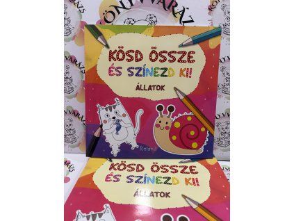 Kösd össze és színezd ki! Állatok