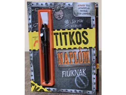 Titkos naplóm – Fiúknak Játékok, fejtörők, rejtvények