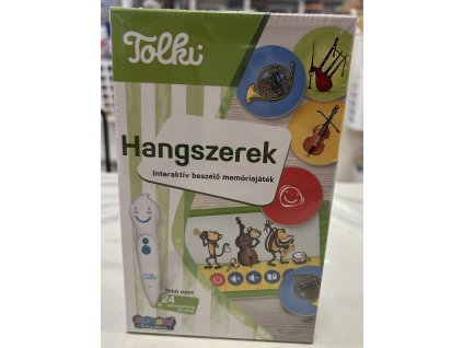 Tolki: Hangszerek: Interaktív beszélő memóriajáték