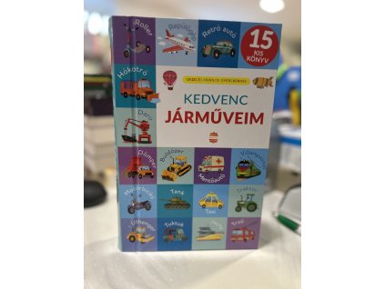 Kedvenc járműveim - 15 kis könyv okos gyerekeknek mágneses dobozban