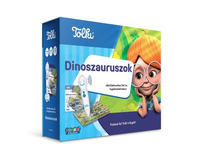 tolki dinoszauruszok interaktiv foglalkoztato konyv keszlet