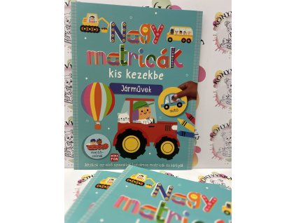 Nagy matricák kis kezekbe - Járművek