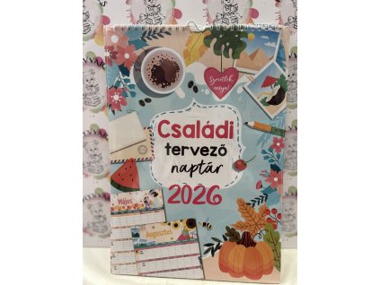 2026 Naptár: Családi tervező