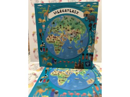 Világatlasz - Fedezd fel a világot hét kihajtható térképpel!