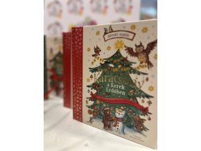 Karácsony a Kerek Erdőben - Ünnepváró harmonikakönyv hajtókákkal - Adventi naptár Rachel Piercey